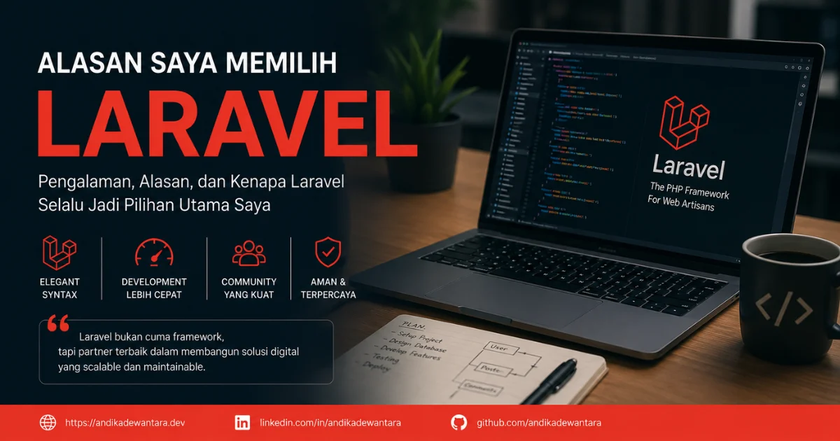 Alasan Saya Memilih Laravel untuk Membangun Aplikasi Web Modern