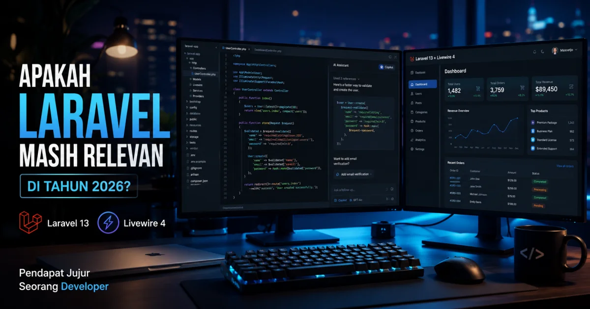 Apakah Laravel Masih Relevan di Tahun 2026? Ini Pendapat Jujur Saya Sebagai Developer